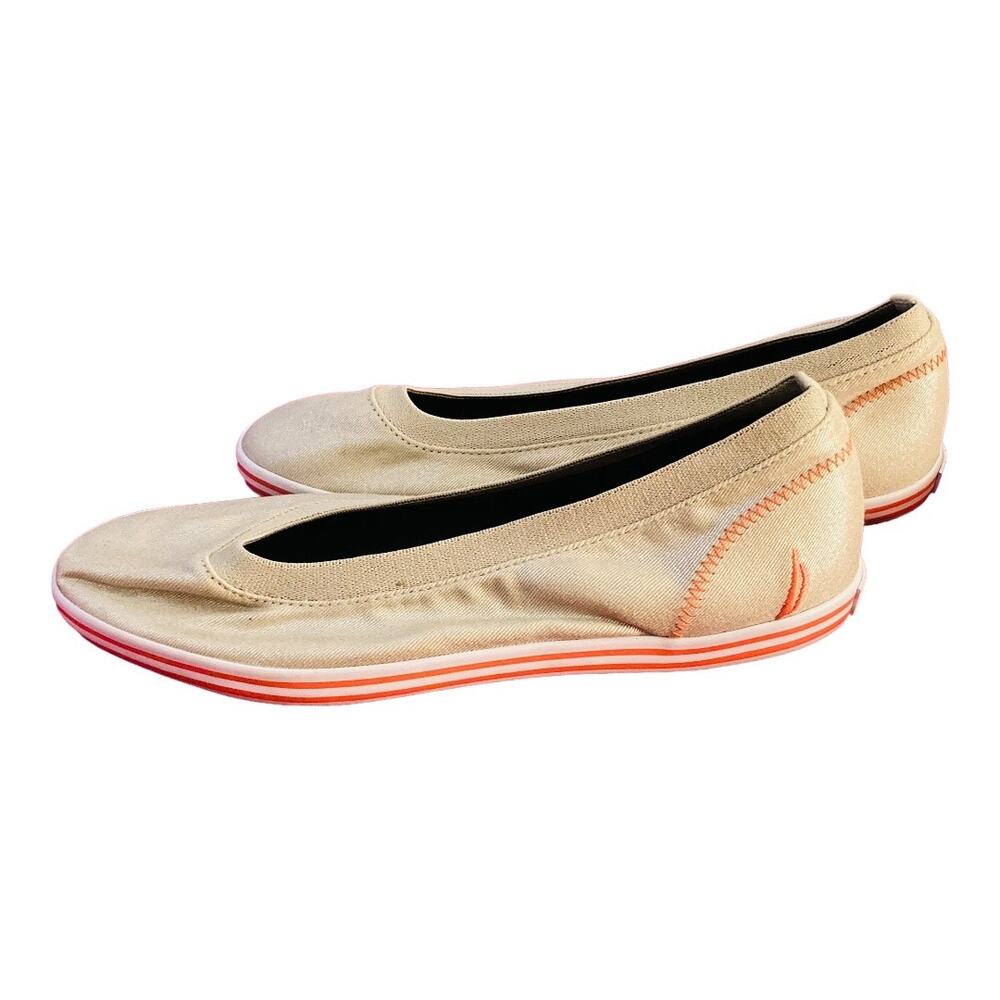 Nautica NWOT Tan Metallic Slip Ons Style Size 8.5